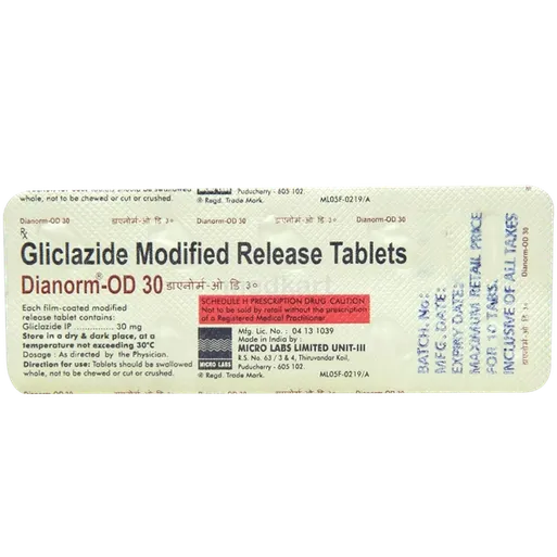 dianorm od 30mg tablet 10's